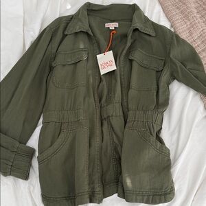 Knox Rose Women's Utility Jacket in Deep Olive